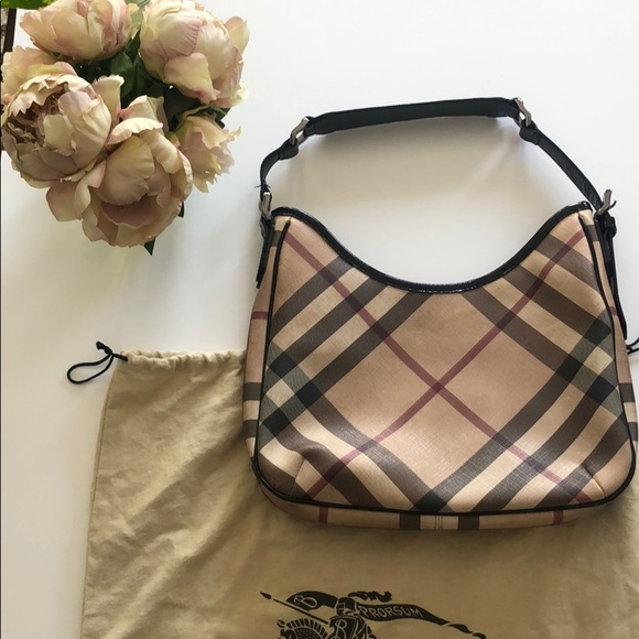 Burberry Handbags - Authentic Burberry Nova Check Hobo Bag